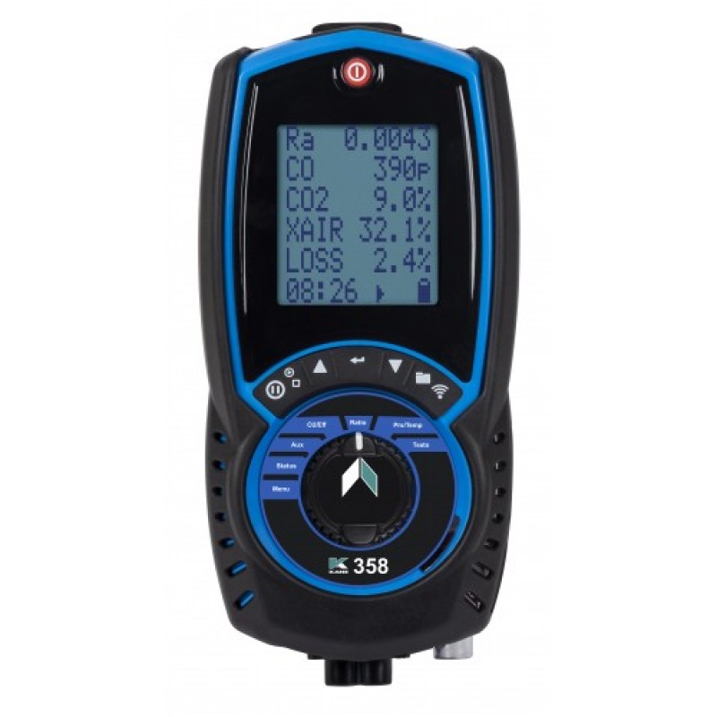 K358+NO Αναλυτής Καυσαερίων με NO & προστασία CO