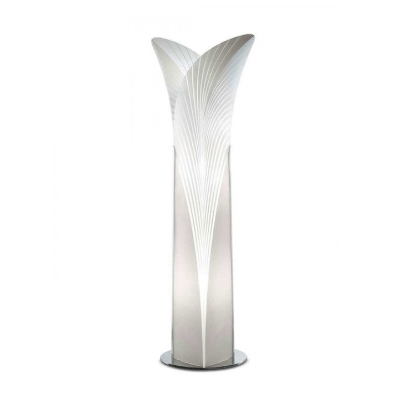 Επιδαπέδιο Φωτιστικό 3xE27 Λευκό 153cm Las Palmas PALFXL0WHT00000000EU Slamp. PALFXL0WHT00000000EU Λευκό