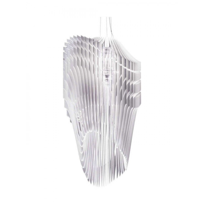 Κρεμαστό Φωτιστικό Οροφής 2xE27 1xPAR20 Χειροποίητο Περιορισμένου Αριθμού 85cm Avia Slamp AVISS00WHF01T00000EU Λευκό