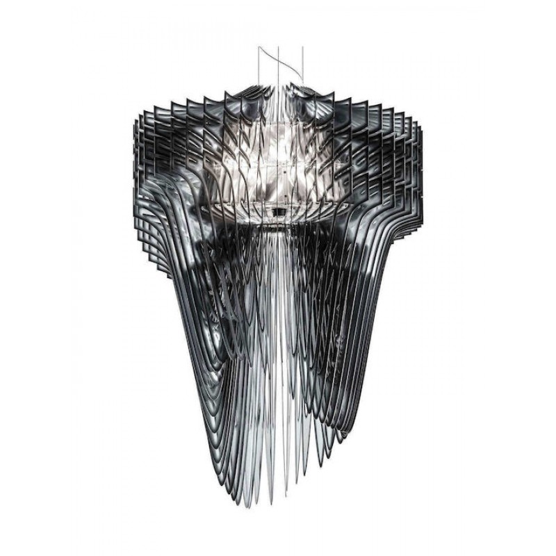 Κρεμαστό Φωτιστικό Οροφής 6xE27 1xPAR30 Χειροποίητο Aria Slamp ARISXL0BKF01T00E27EU Μαύρο