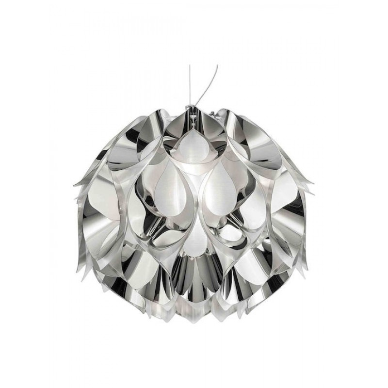 Κρεμαστό Φωτιστικό Οροφής 3xE27 Χειροποίητο Flora Slamp FLOSM00SLV01T00000EU Ασημί