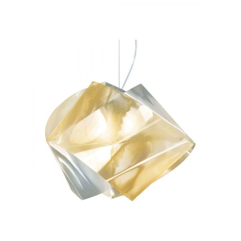Κρεμαστό Φωτιστικό Οροφής 1xE27 Χρυσό Πρίσμα Χειροποίητο Gemmy GEMSM00PRG01T00000EU Slamp GEMSM00PRG01T00000EU Χρυσό