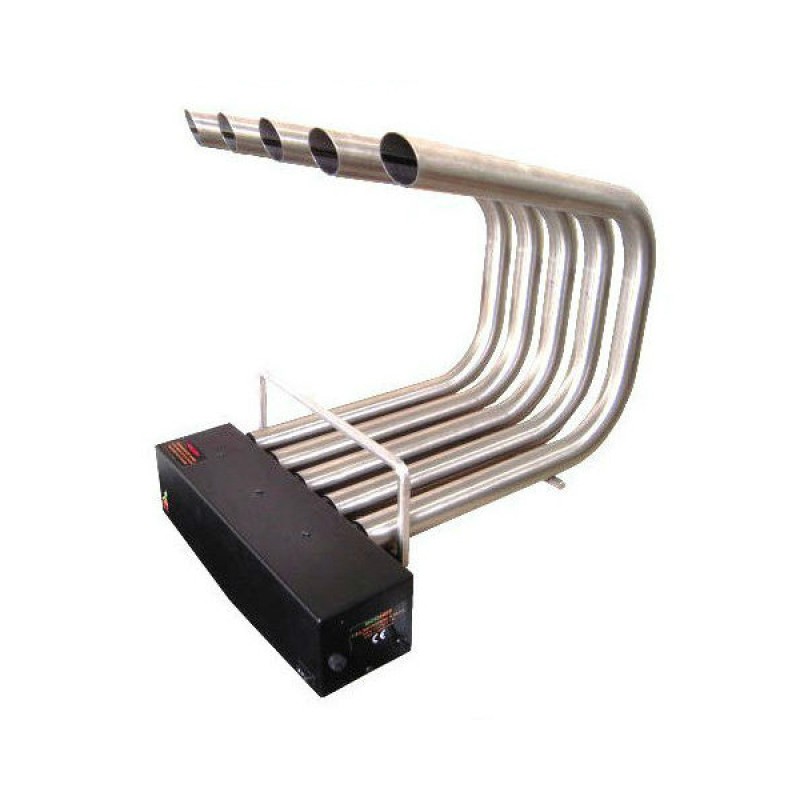 ECOHOT 3-IN-R  Εναλλάκτης Τζακιού με Αντίσταση 62W Inox  Μ72xΥ53xΒ69-97εκ.