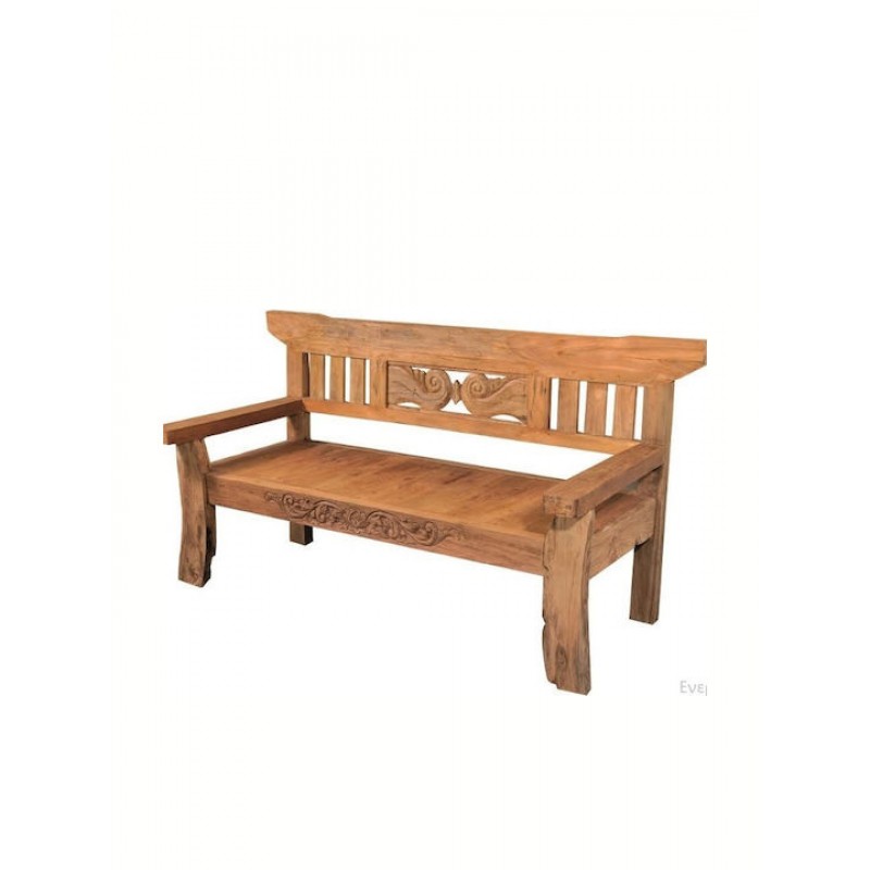 Καναπές MANDURA SOFA χειροποίητος από μασίφ φυσικό teak. Διάσταση: 1,80Χ1,00Χ1,00. - 32-130916 MANDURA SOFA 