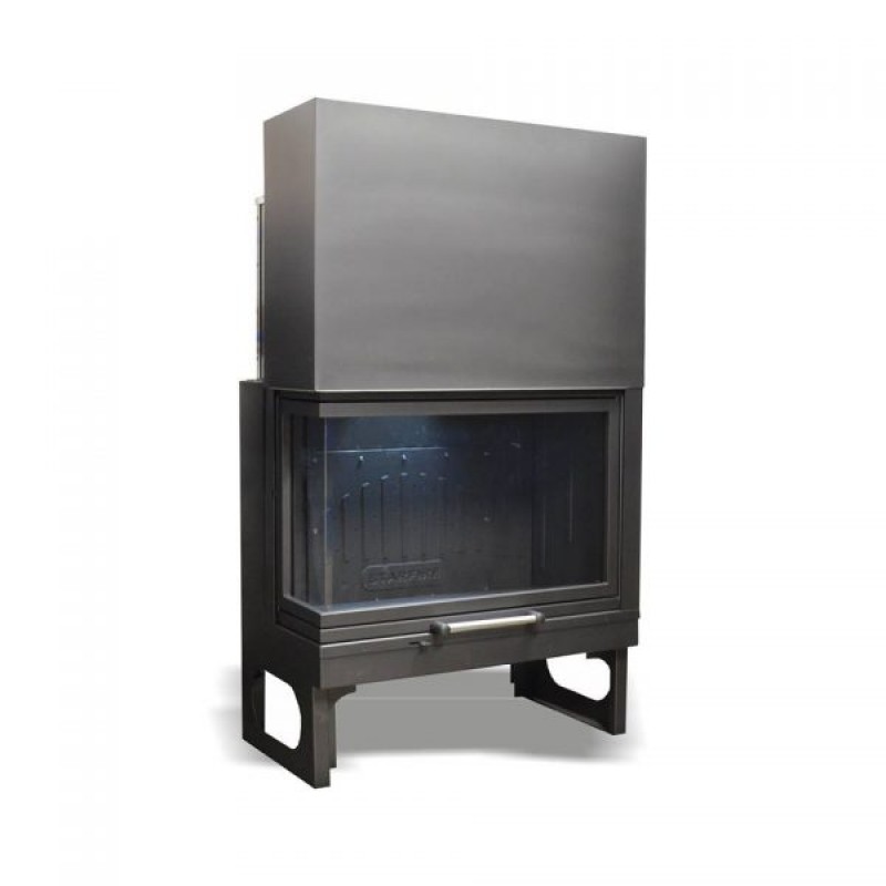 Ενεργειακό τζάκι S80 Γωνιακό  Θερμική ισχύς: 15.6kW - 13.416 kcal/h Διαστάσεις: 86x55x150h (cm) 