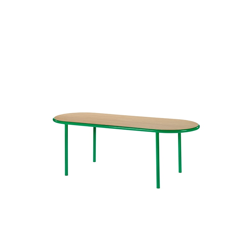 ΞΥΛΙΝΟ ΤΡΑΠΕΖΙ ΟΒΑΛ ΠΡΑΣΙΝΟ/ΔΡΥΣ ΤΗΣ MULLER VAN SEVEREN