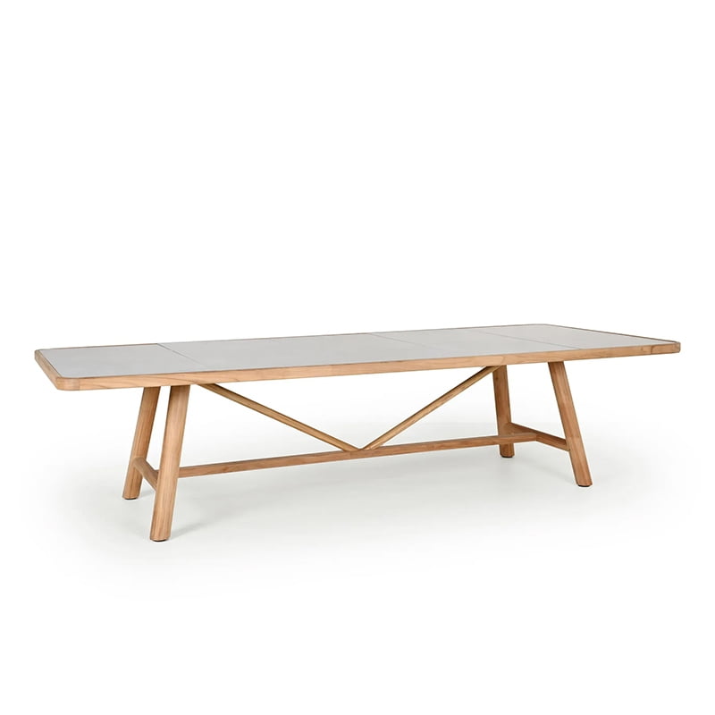 ΤΡΑΠΕΖΑΡΙΑ ΤΡΑΠΕΖΑΡΙΑΣ THE KANSAS 300 TEAK CERAMIC 