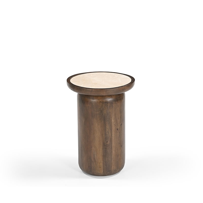 SAPPORO 34 TRAVERTINO ΠΛΑΙΝΟ ΤΡΑΠΕΖΙ ΚΥΛΙΝΔΡΟΣ N6102