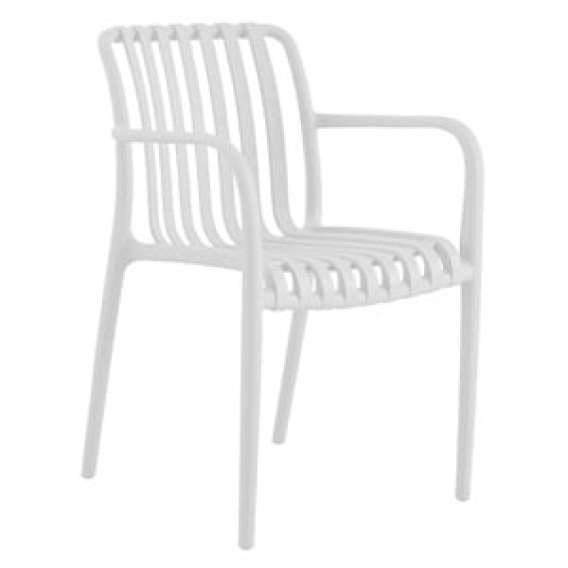 MODA-N Πολυθρόνα Στοιβαζόμενη PP, Απόχρωση Άσπρο Κωδικός: [Ε-00026049] Ε3800,1Ν ΔΙΑΣΤΑΣΕΙΣ 56x57x81cm