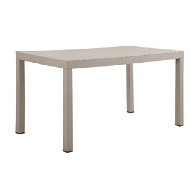 DALTON Τραπέζι Κήπου-Βεράντας Μέταλλο Βαφή Γκρι, PP-UV Γκρι Κωδικός: [Ε-00026244] Ε3156,2 ΔΙΑΣΤΑΣΕΙΣ 141x70x74cm