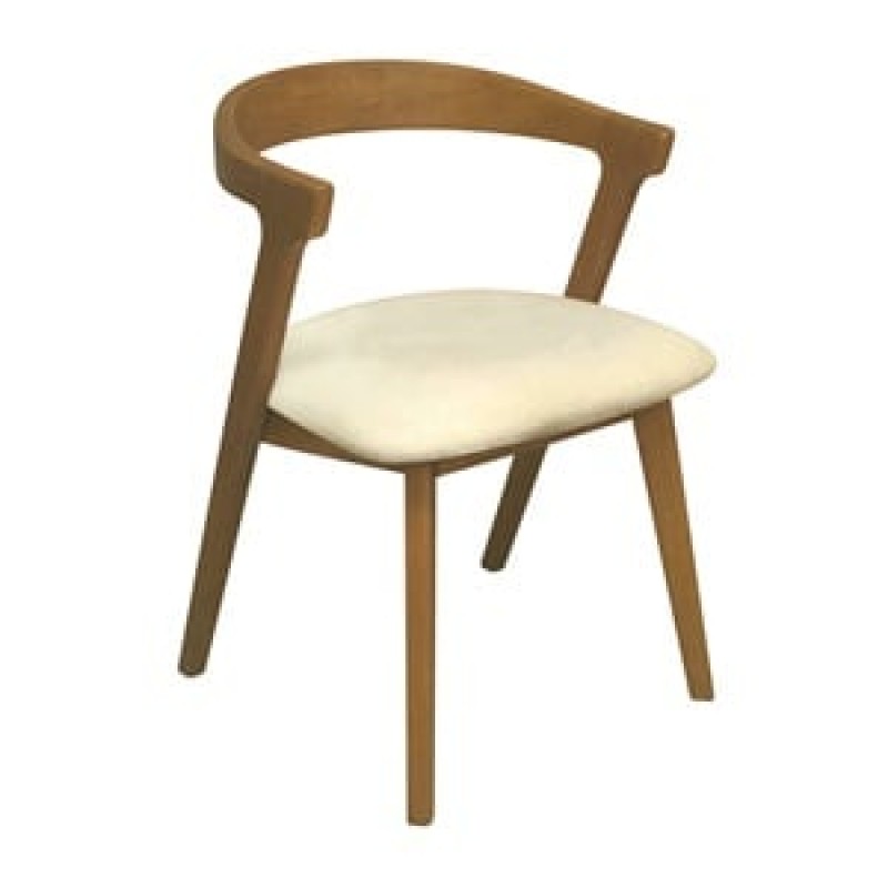 SANDRA Καρέκλα Τραπεζαρίας, Απόχρωση Φυσικό, Pu Εκρού Κωδικός: [Ε-00026263] Ε7682,2 ΔΙΑΣΤΑΣΕΙΣ 52x56x76cm