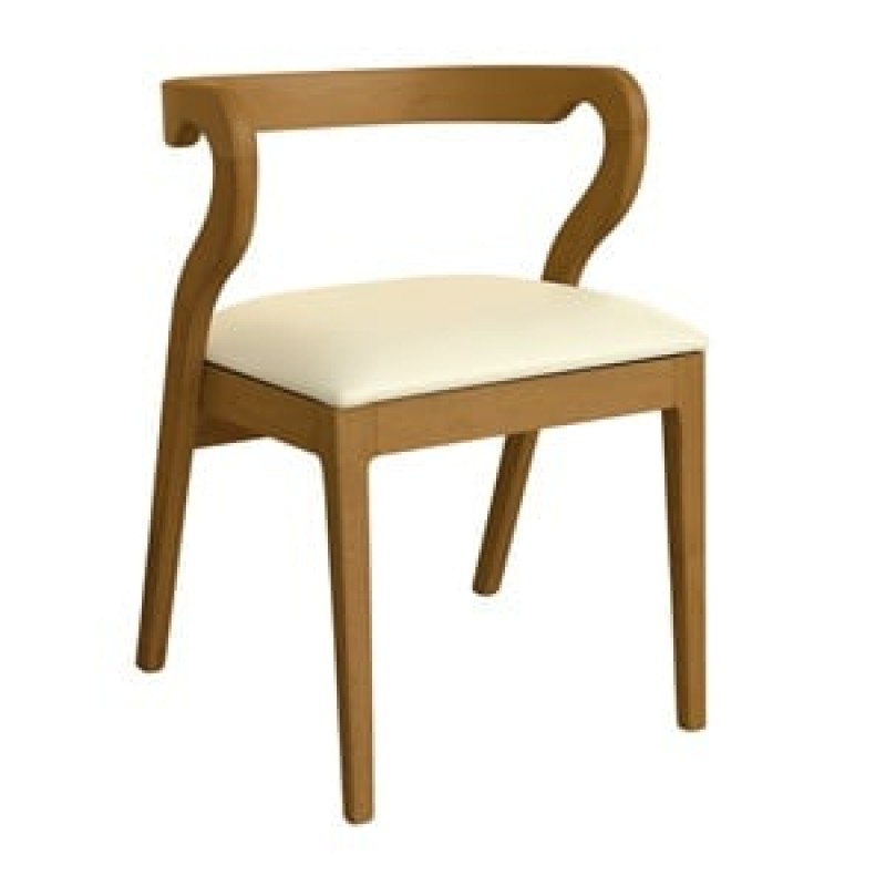 FRANKY Καρέκλα Τραπεζαρίας, Απόχρωση Φυσικό, Pu Εκρού Κωδικός: [Ε-00026265] Ε7683,2 ΔΙΑΣΤΑΣΕΙΣ 50x52x71cm