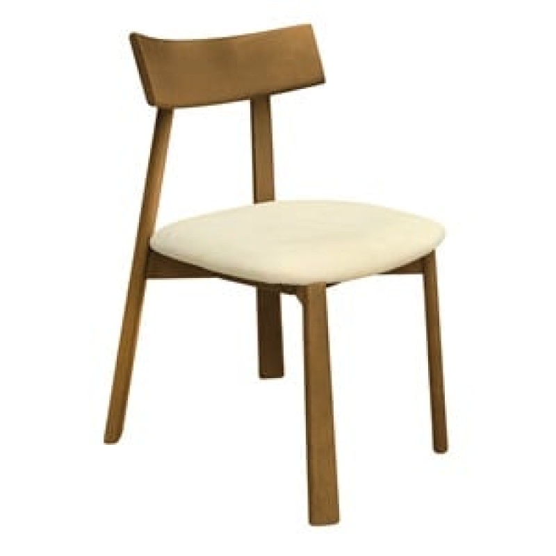 CORNEL Καρέκλα Τραπεζαρίας, Απόχρωση Φυσικό, Pu Εκρού Κωδικός: [Ε-00026270] Ε7687,2 ΔΙΑΣΤΑΣΕΙΣ 48x54x82cm