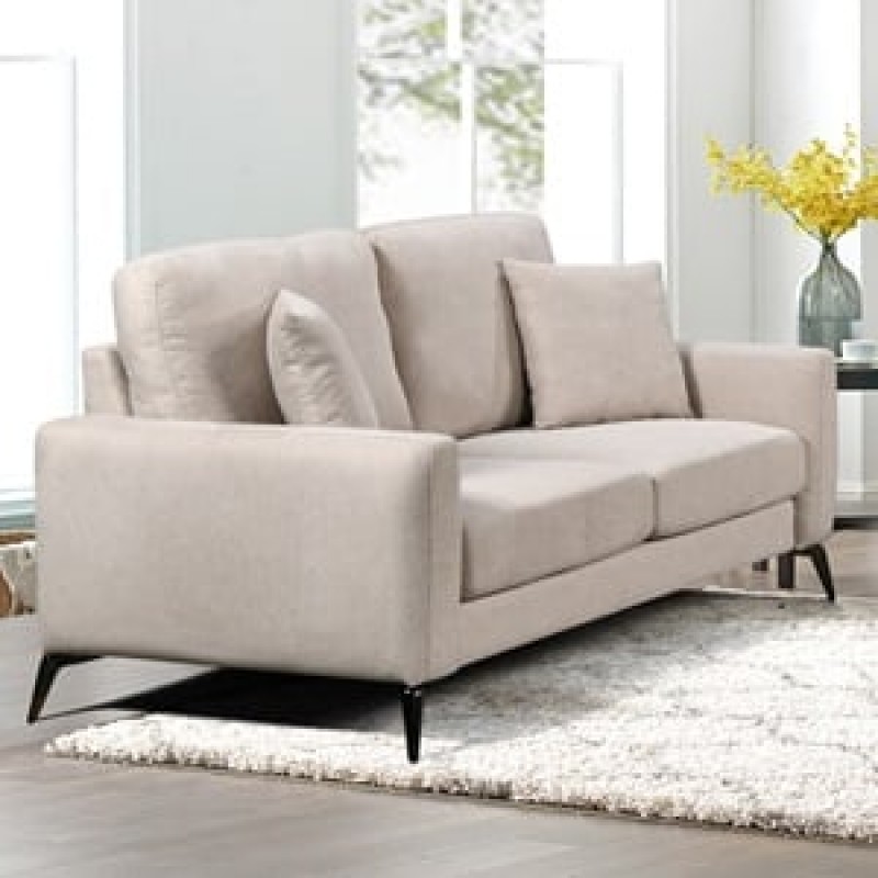 TIPO Kαναπές 2Θέσιος Σαλονιού- Καθιστικού, Ύφασμα Μπεζ Κωδικός: [Ε-00026331] Ε9506,21 ΔΙΑΣΤΑΣΕΙΣ 163x90x92cm