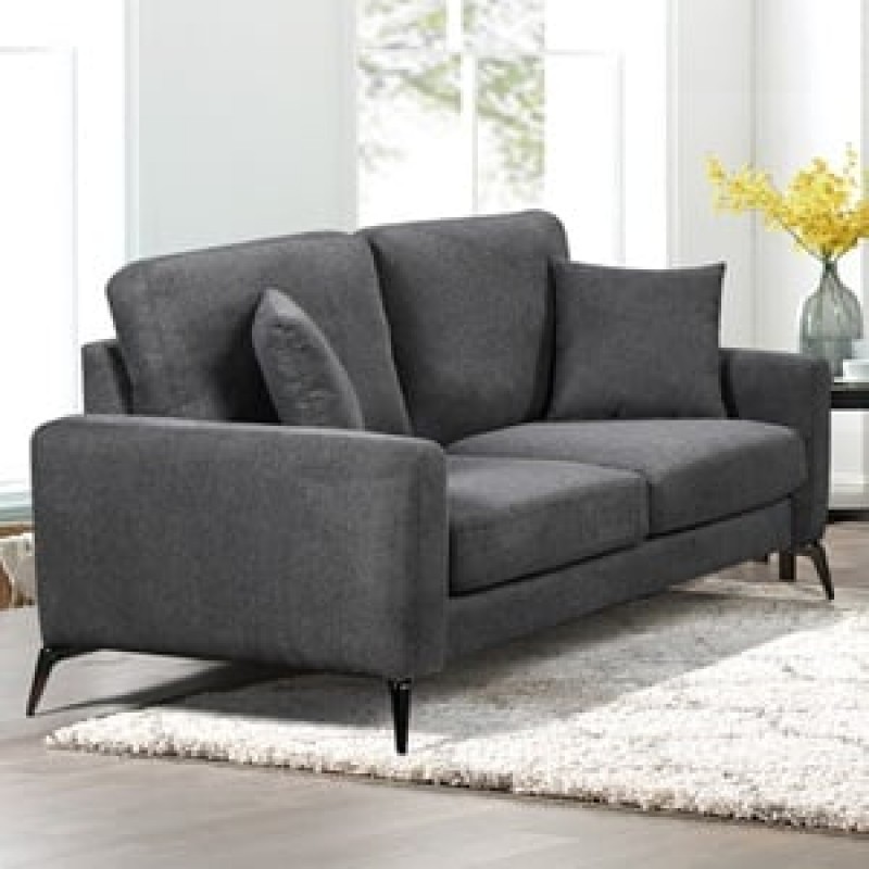 TIPO Kαναπές 2Θέσιος Σαλονιού- Καθιστικού, Ύφασμα Γκρι Κωδικός: [Ε-00026332] Ε9506,22 ΔΙΑΣΤΑΣΕΙΣ 163x90x92cm