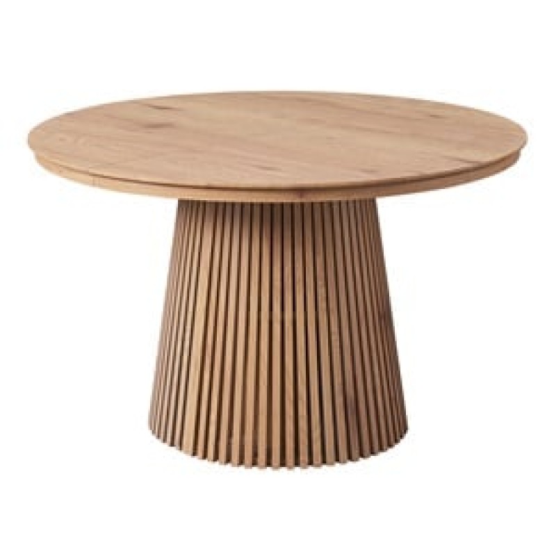 RIM-II Τραπέζι Τραπεζαρίας - Επεκτεινόμενη Ροτόντα, ΜDF Απόχρωση Φυσικό Κωδικός: [Ε-00026357] Ε7662,1 ΔΙΑΣΤΑΣΕΙΣ Φ120+80cm H.75cm