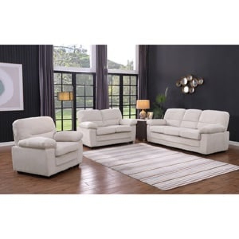 VEGAS Set Σαλόνι - Καθιστικό Πολυθρόνα-2Θέσιος-3Θέσιος, Ύφασμα Κοτλέ Μπεζ Κωδικός: [Ε-00026514] Ε9402,S2 ΔΙΑΣΤΑΣΕΙΣ 100x98/154x98/204x98 x H100cm