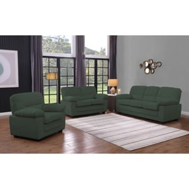 VEGAS Set Σαλόνι - Καθιστικό Πολυθρόνα-2Θέσιος-3Θέσιος, Ύφασμα Κοτλέ Forest Green Κωδικός: [Ε-00026516] Ε9402,S3 ΔΙΑΣΤΑΣΕΙΣ 100x98/154x98/204x98 x H100cm