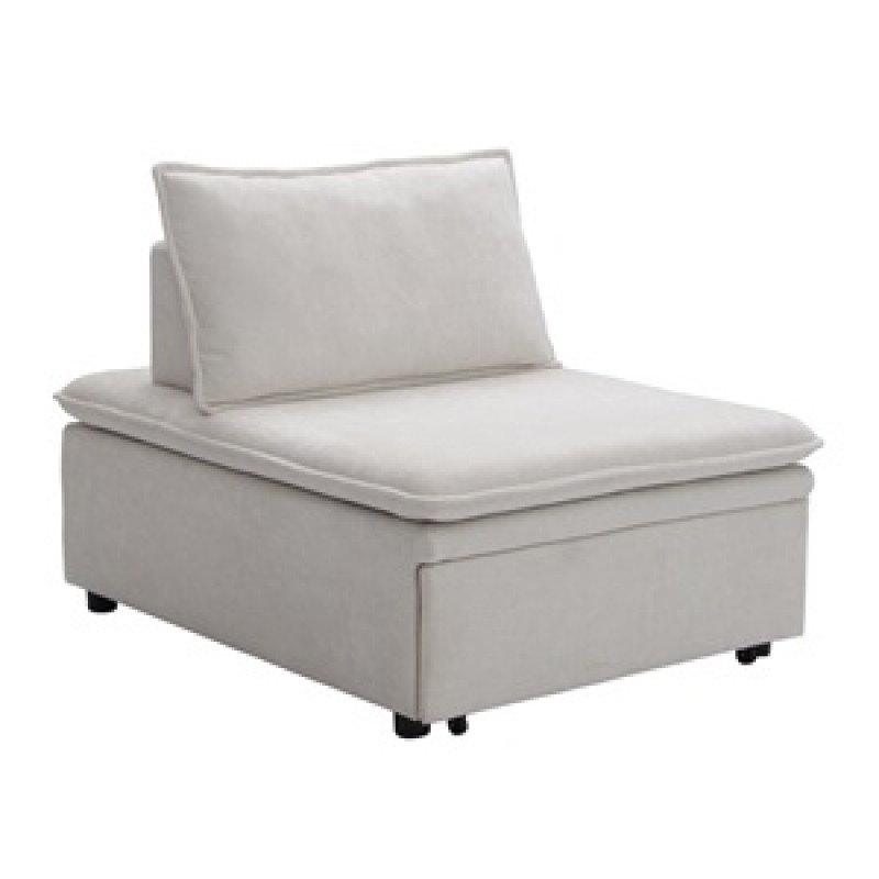 FRANNIE Πολυθρόνα (Καρέκλα) - Κρεβάτι, Σαλονιού-Καθιστικού, Ύφασμα Μπεζ Κωδικός: [Ε-00026527] Ε9403,2 ΔΙΑΣΤΑΣΕΙΣ 94x114x45 / Κρεβάτι94x194x45cm