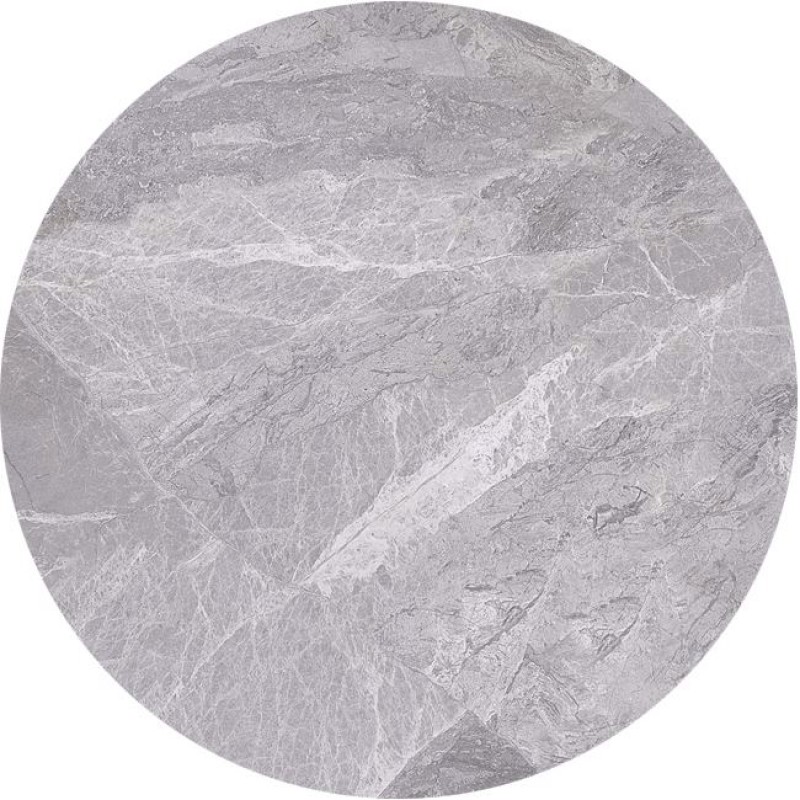 Επιφάνεια Μάρμαρο Sintered Stone, Απόχρωση Grey Marble (MDF για στήριξη βάσης) Κωδικός: [Ε-00025235] Ε101,2S ΔΙΑΣΤΑΣΕΙΣ Φ70cm/11mm