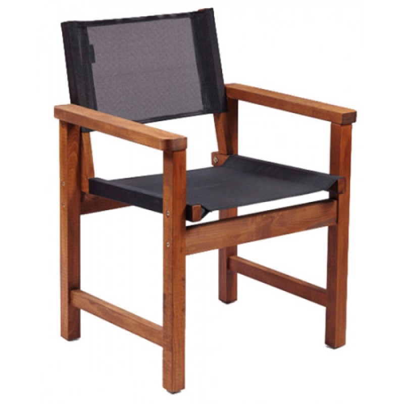 NTINO πολυθρόνα κήπου ξύλινη με κάλυμμα ΧΡΩΜΑ ΕΠΙΛΟΓΗΣ / 63x58xΗ88