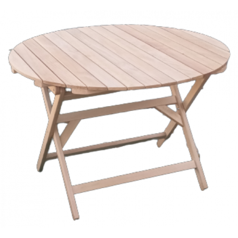 ΖΗΣΗ-ΧΙΑΣΤΙ-ΣΤΡ τραπέζι κήπου ξύλινο ΧΡΩΜΑ ΕΠΙΛΟΓΗΣ, Φ110xH75