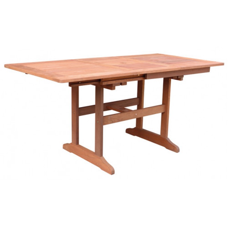 SOLID τραπέζι κήπου ξύλινο εμποτισμού ΚΕΡΑΣΙ, 80x120(+45)