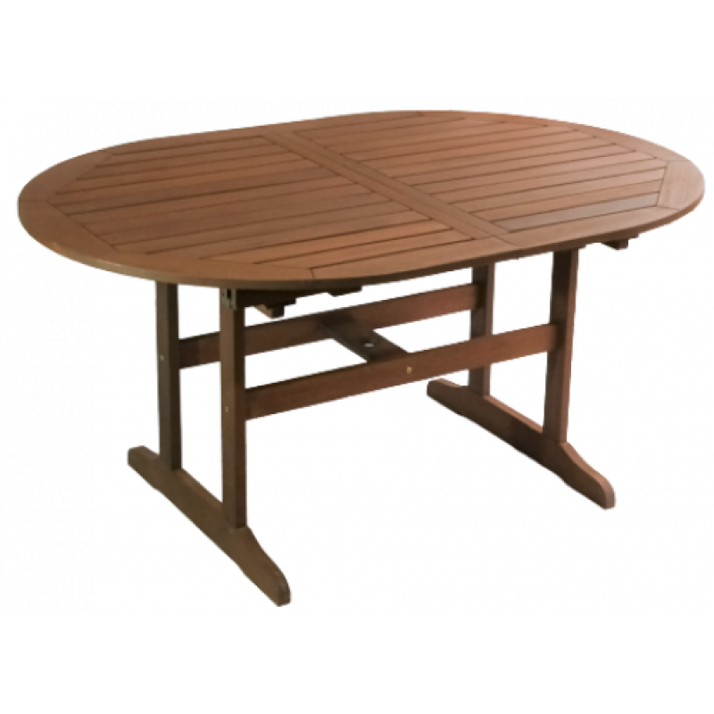 DYNAMIC τραπέζι κήπου ξύλινο εμποτισμού ΚΕΡΑΣΙ, 109x157(+45)