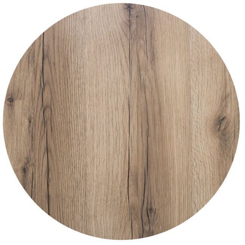 HPL (High Pressure Laminated) Επιφάνεια Τραπεζιού Απόχρωση Natural Wood, Εξωτερικού χώρου Κωδικός: [Ε-00025441] Ε102,441 ΔΙΑΣΤΑΣΕΙΣ Φ80cm/12mm Συσκευασία 2 Τεμαχίων