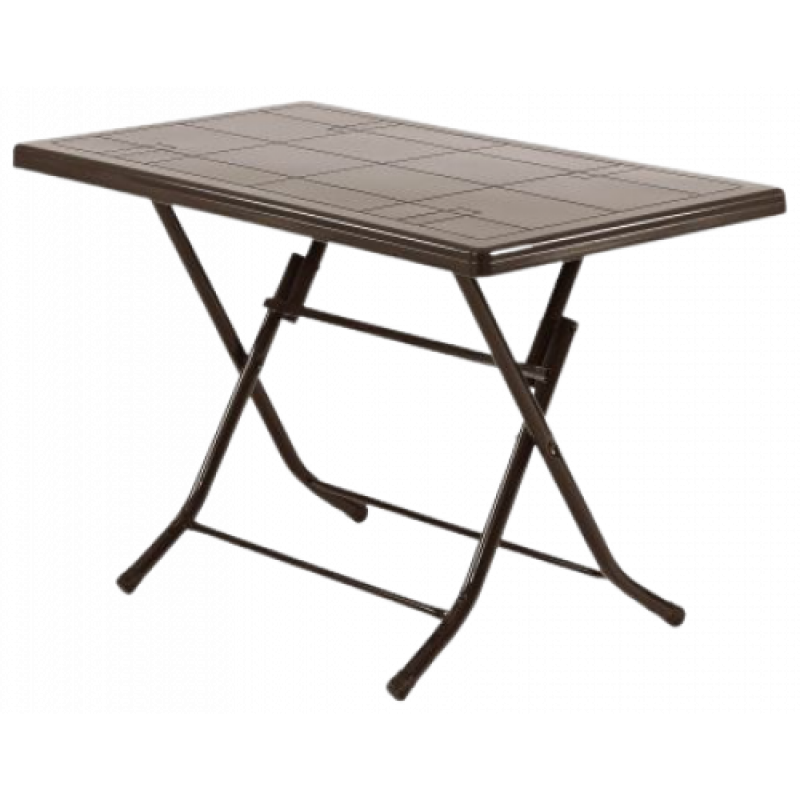 FOLDING TABLE τραπέζι κήπου μεταλλικό-πλαστικό ΚΑΦΕ, 68x118xh75