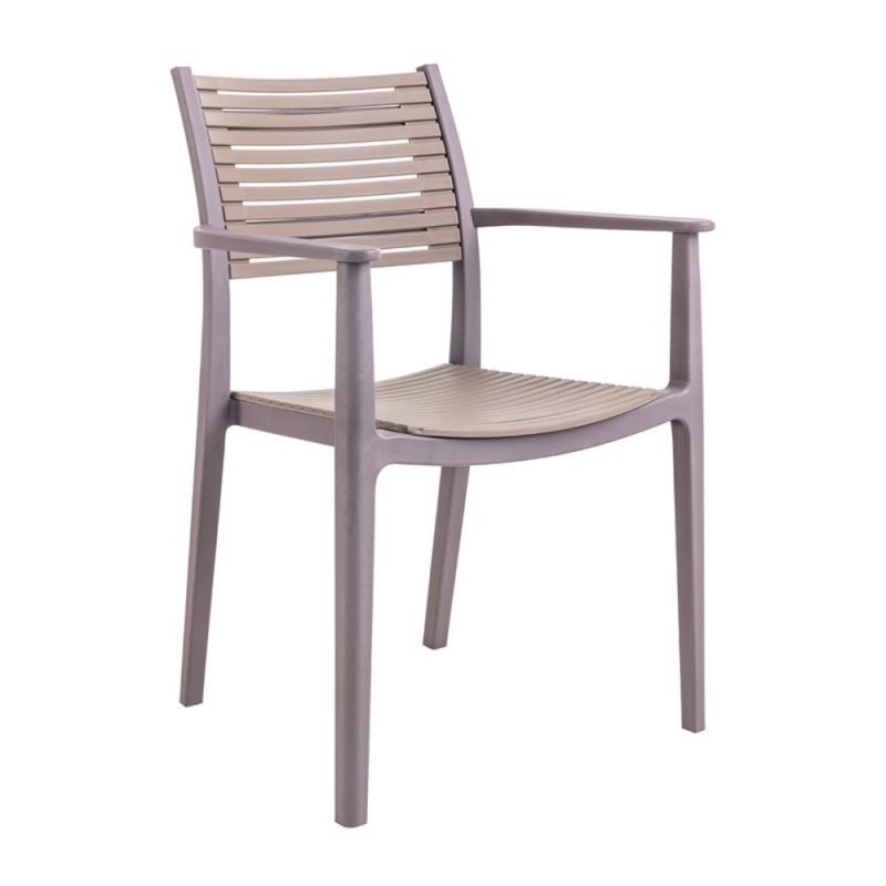 AKRON Πολυθρόνα PP-UV Sand Beige - Tortora Κωδικός: [Ε-00021398] Ε350,21 ΔΙΑΣΤΑΣΕΙΣ 60x55x85cm