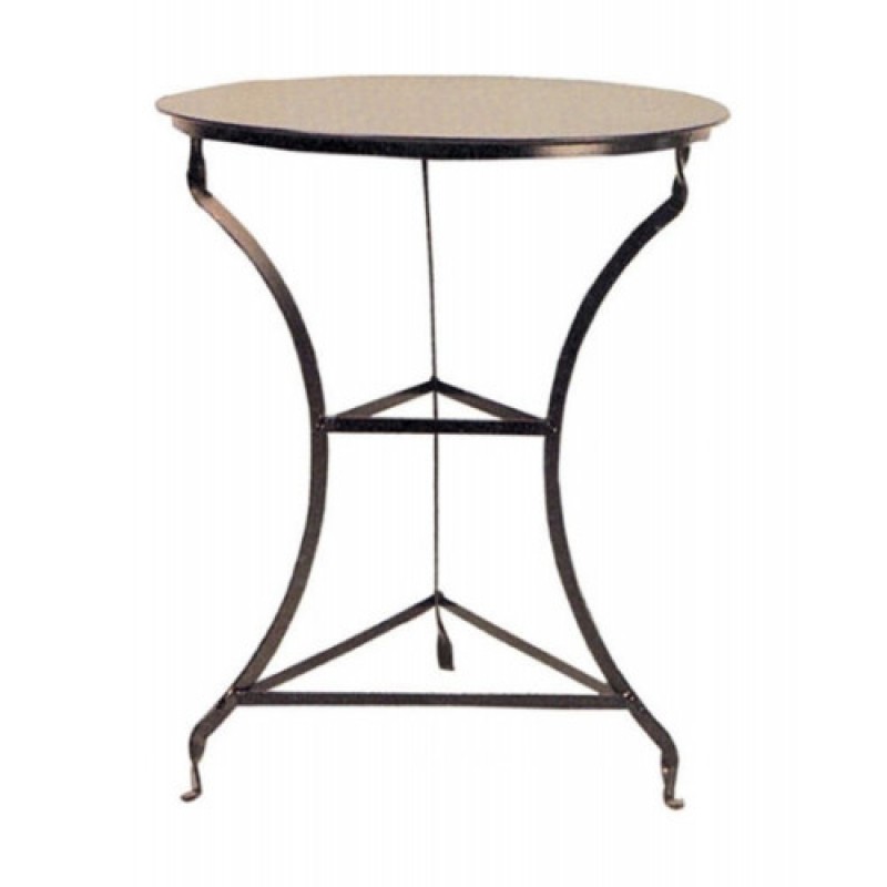 ΠΑΡΑΔΟΣΙΑΚΟ-ΣΤ-ΣΤ τραπέζι κήπου μεταλλικό ΧΡΩΜΑ ΕΠΙΛΟΓΗΣ, Φ60xH75