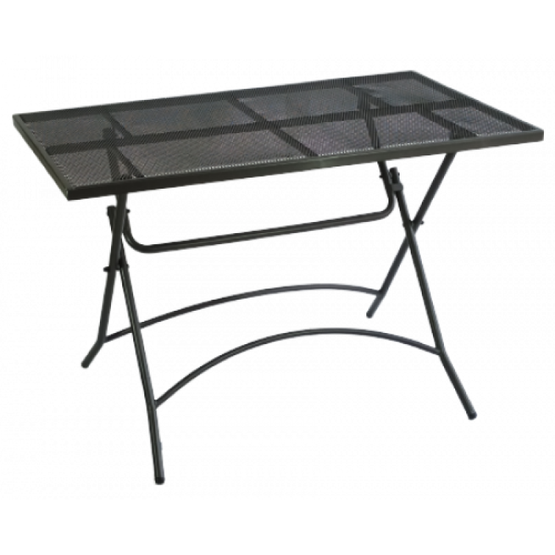 KARMA-FT τραπέζι κήπου μεταλλικό ΑΝΘΡΑΚΙ, 70x110xH75