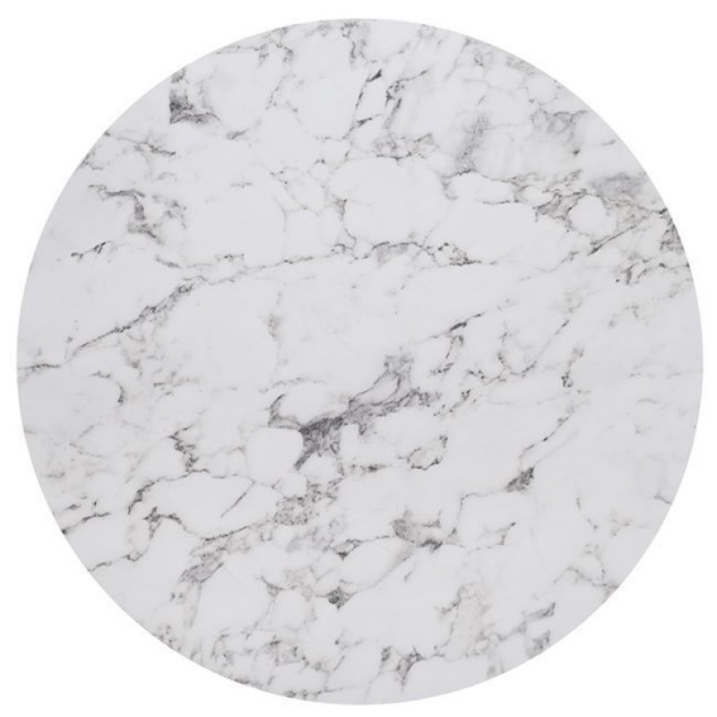HPL (High Pressure Laminated) Επιφάνεια Τραπεζιού Απόχρωση White Marble, Εξωτερικού χώρου Κωδικός: [Ε-00025439] Ε102,421 ΔΙΑΣΤΑΣΕΙΣ Φ80cm/12mm Συσκευασία 2 Τεμαχίων