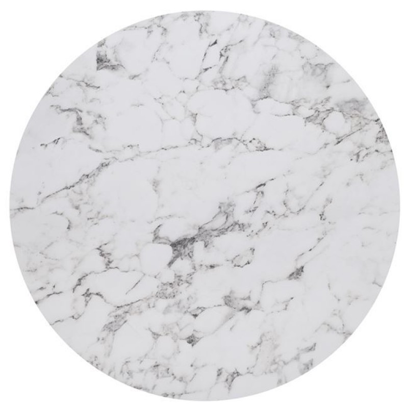 HPL (High Pressure Laminated) Επιφάνεια Τραπεζιού Απόχρωση White Marble, Εξωτερικού χώρου Κωδικός: [Ε-00025325] Ε101,421 ΔΙΑΣΤΑΣΕΙΣ Φ70cm/12mm Συσκευασία 2 Τεμαχίων