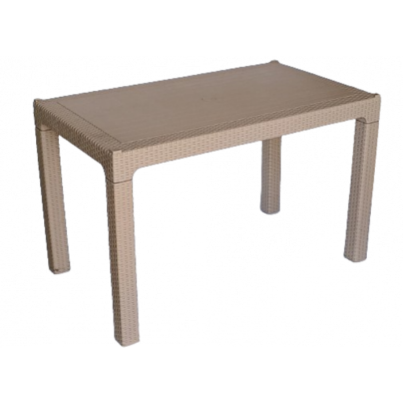 ARIZONA τραπέζι κήπου polypropylene ΜΟΚΑ, 80x140xh75