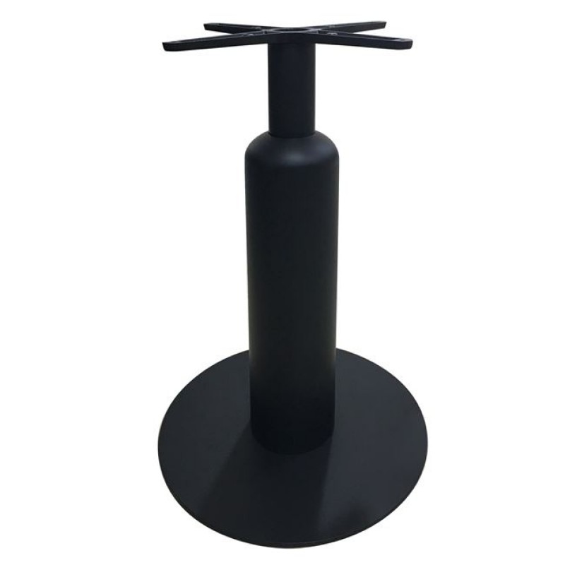 TOBY Βάση Τραπεζιού Μέταλλο Βαφή Μαύρο Κωδικός: [Ε-00024260] Ε0620 ΔΙΑΣΤΑΣΕΙΣ Φ50cm H.72cm Συσκευασία 2 Τεμαχίων