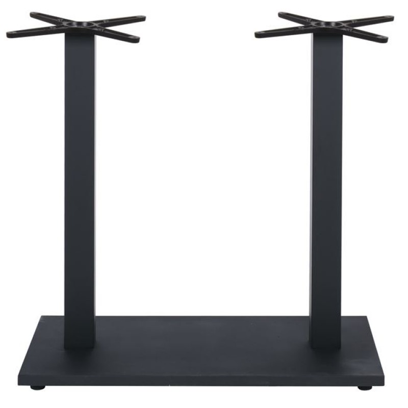 PRATO-W Βάση Τραπεζιού Μακρόστενη με ρεγουλατόρο Μέταλλο Βαφή Μαύρο (17,80kg) Κωδικός: [Ε-00022463] Ε067,W ΔΙΑΣΤΑΣΕΙΣ 70x40cm H.72cm