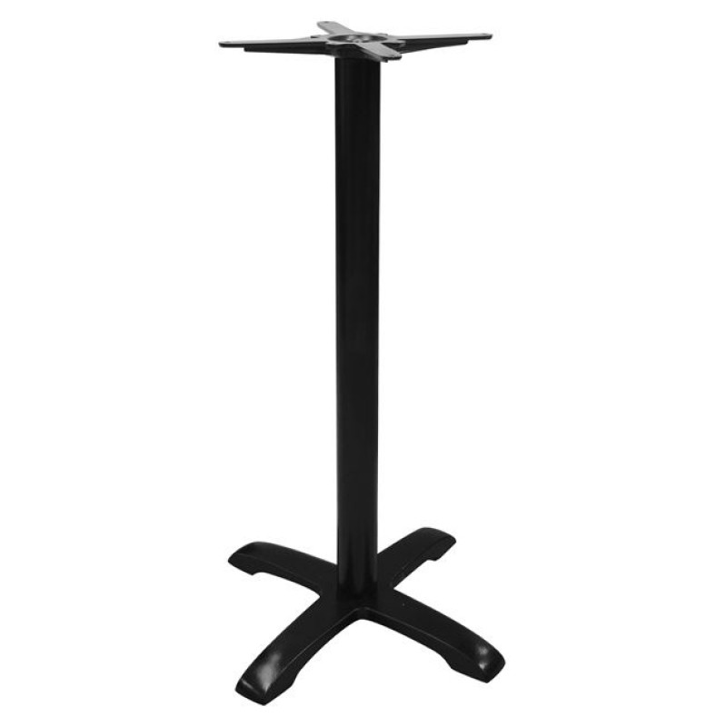 KINO Βάση Τραπεζιού BAR 4-Νυχη, Μαντέμι Μαύρο (9,60 Kg) Κωδικός: [Ε-00010186] Ε0310 ΔΙΑΣΤΑΣΕΙΣ 61x61cm H.108cm Συσκευασία 2 Τεμαχίων