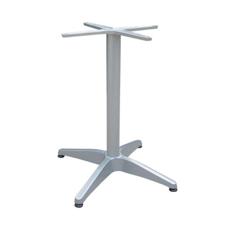 FACTORY Βάση Τραπεζιού Αλουμίνιο Απόχρωση Silver (2,30kg) Κωδικός: [Ε-00014655] Ε011,4 ΔΙΑΣΤΑΣΕΙΣ 66x66cm H.69cm