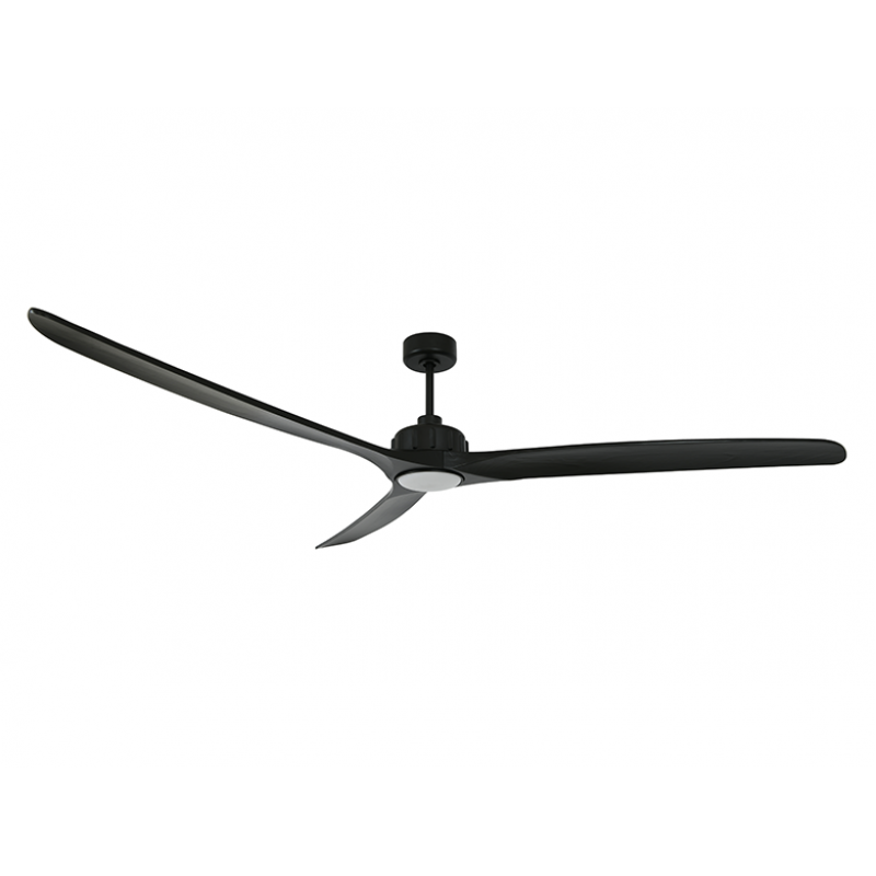 Ανεμιστήρας οροφής Lucci Air Caelid σε μαύρο χρώμα με μαύρα πτερύγια, 6 ταχύτητες και τηλεχειριστήριο. SKU 8021027430