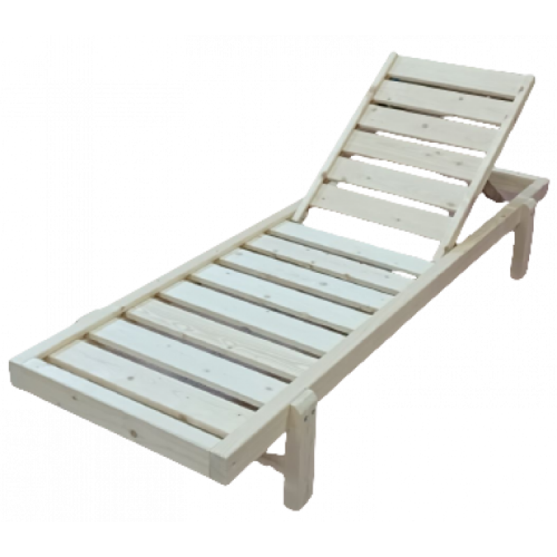 GO-THASOS ξαπλώστρα ξύλινη ΕΜΠΟΤΙΣΜΟΥ ΧΡΩΜΑ ΕΠΙΛΟΓΗΣ, 68x190xH32