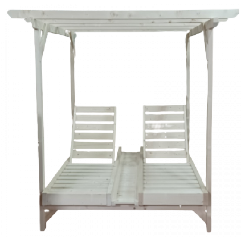 GO-DOUBLE ξαπλώστρα ξύλινη ΕΜΠΟΤΙΣΜΟΥ ΧΡΩΜΑ ΕΠΙΛΟΓΗΣ, 140x190xH210