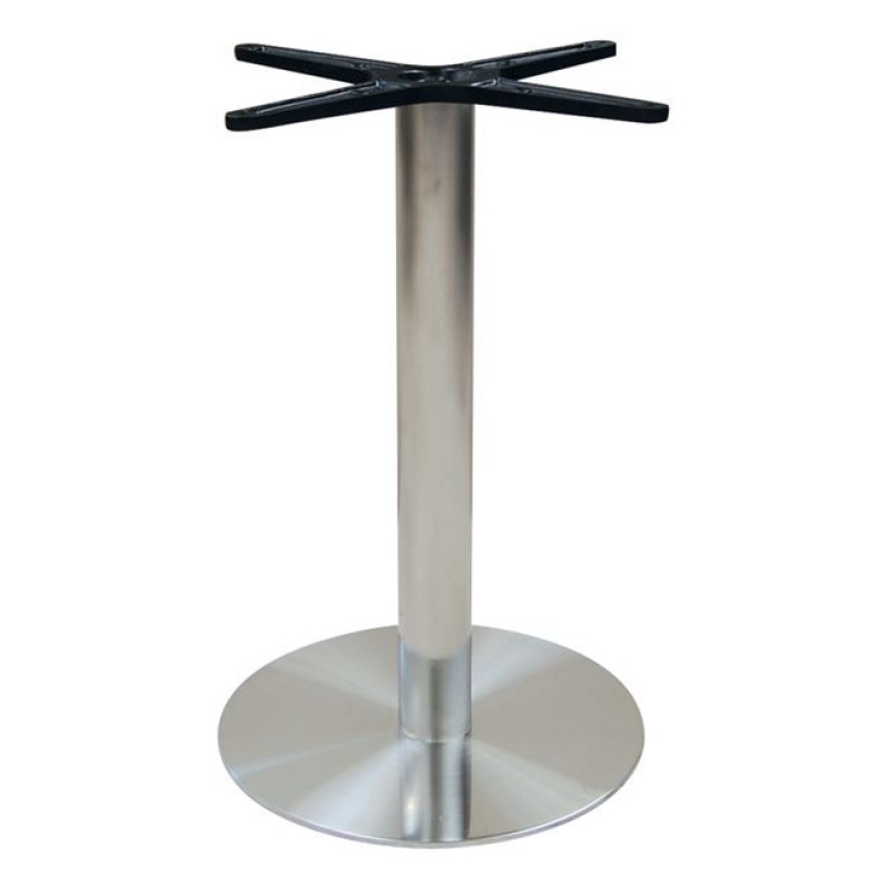 PLASMA βάση τραπεζιού Inox #201/11,70 Kg Κωδικός: [Ε-00012331] ΕΜ677 ΔΙΑΣΤΑΣΕΙΣ Φ45 H.72cm Συσκευασία 2 Τεμαχίων