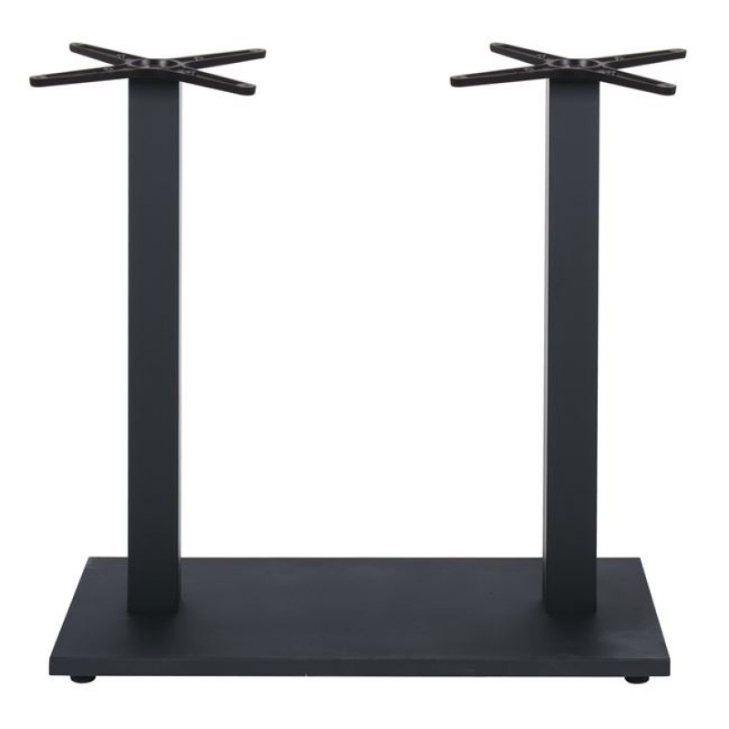PRATO-W Βάση Τραπεζιού BAR 70x40cm H.93cm Μέταλλο Βαφή Μαύρο με Ρεγουλατόρο/ 18Kg Κωδικός: [Ε-00025644] Ε0682,W1 ΔΙΑΣΤΑΣΕΙΣ 70x40 H.93cm