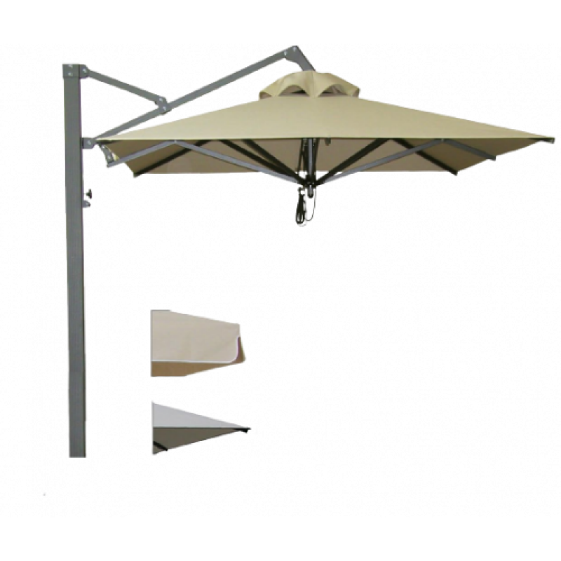 RX ομπρέλα αλουμινίου κρεμαστή με κάλυμμα σε ΧΡΩΜΑ & ΔΙΑΣΤΑΣΗ ΕΠΙΛΟΓΗΣ