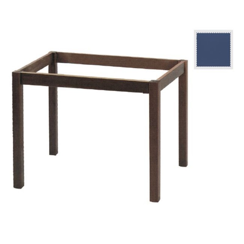 ΚΑΦΕΝΕΙΟΥ Βάση Τραπεζιού Οξιά Λυόμενη για Επιφάνεια 80x120cm Βαφή Ανιλίνη Εμποτισμού Μπλε Κωδικός: [Ρ-00017625] Ρ411,Ε3 ΔΙΑΣΤΑΣΕΙΣ 69x109x73cm