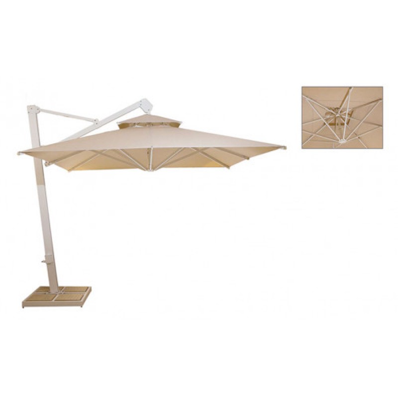 RK ομπρέλα αλουμινίου κρεμαστή με κάλυμμα σε ΧΡΩΜΑ & ΔΙΑΣΤΑΣΗ ΕΠΙΛΟΓΗΣ