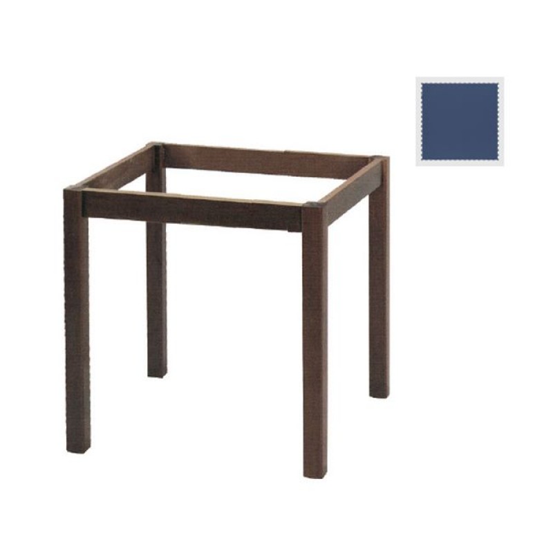 ΚΑΦΕΝΕΙΟΥ Βάση Τραπεζιού Οξιά Λυόμενη για Επιφάνεια 80x80cm, Βαφή Εμποτισμού Ανιλίνη Μπλε Κωδικός: [Ρ-00003891] Ρ407,Ε3 ΔΙΑΣΤΑΣΕΙΣ 69x69x73cm