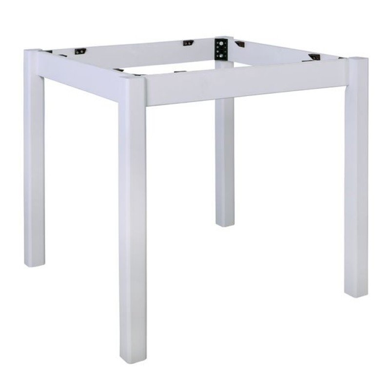 ΚΑΦΕΝΕΙΟΥ Βάση Τραπεζιού Οξιά Λυόμενη για Επιφάνεια 80x80cm, Βαφή Εμποτισμού Λάκα Άσπρο Κωδικός: [Ρ-00006940] Ρ407,Ε8 ΔΙΑΣΤΑΣΕΙΣ 69x69x73cm